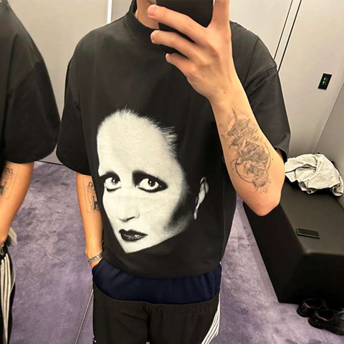 9a+ quality balenciaga mina print t shirt